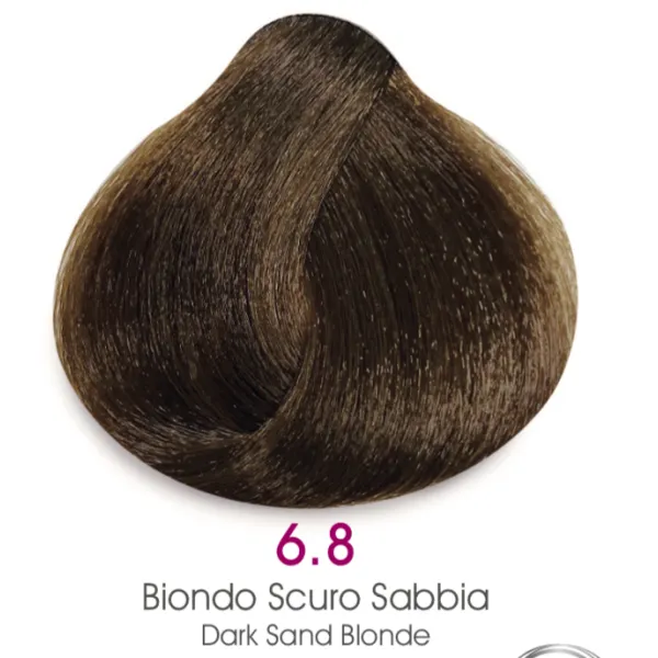 TMT Milano Art Collection Crema Colorante Luminacolor 6.8 Rubio Oscuro Arena 100ml - 1